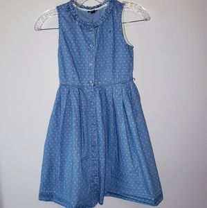 Girls size 10 Tommy Hilfiger denim like dress